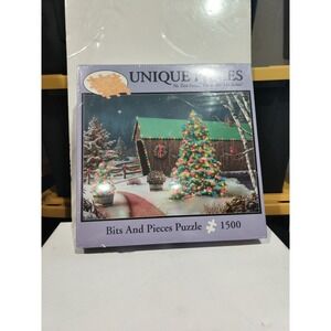 1500 Piece Jigsaw Puzzle Bits & Pieces "Country Lights"  24" x 33" Christmas New